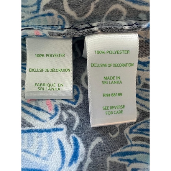 Lilly Pulitzer Jane Low Tide Navy Sails And Stripes Shift Dress Size 0 NWOT - Picture 5 of 5